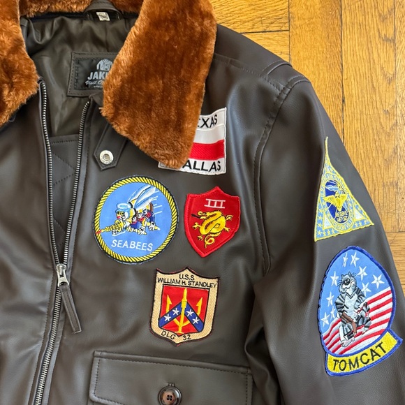 JAKLEZ Mens Aviator Pilot Top Gun Bomber Jacket - Picture 5 of 14